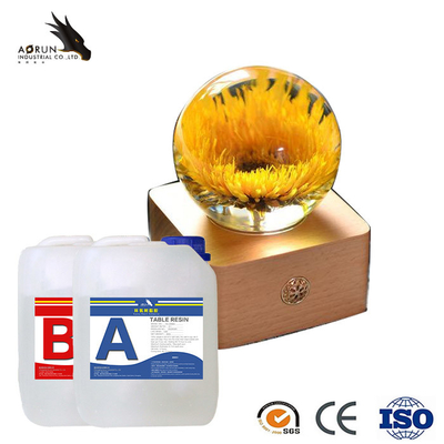 Schnelle kurierte zwei Teil Epoxidharz-klare flüssige Crystal Casting Kit Art Resin-Fluss-Tischplatte-