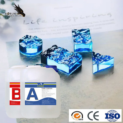 Schnelle kurierte zwei Teil Epoxidharz-klare flüssige Crystal Casting Kit Art Resin-Fluss-Tischplatte-