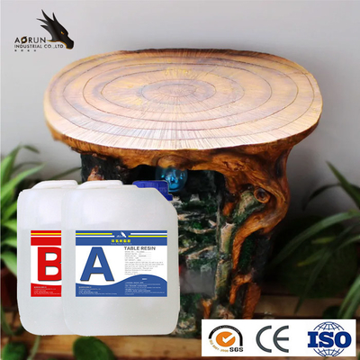 1:1 AB Art Epoxy Resin Curing Coating gießen dick Epoxidkomponente zwei