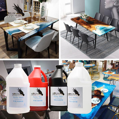 Zwei Teil-klares Epoxidharz für flüssiges Epoxidharz-Holz Epoxidcountertops Diy-freien Raumes