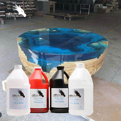 Teilepoxidharz Crystal Clear Art Resin Coatings 100% Körper-zwei für Stange Countertops