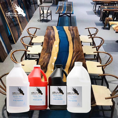 Kleber Mischungsverhältnis1:1 Epoxidharz-AB für hölzerne Tabelle und macht die DIY-Countertops-Herstellung in Handarbeit