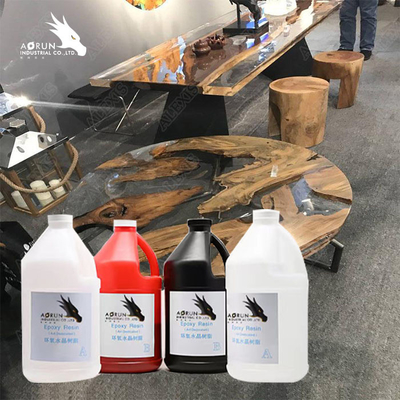 Kleber Mischungsverhältnis1:1 Epoxidharz-AB für hölzerne Tabelle und macht die DIY-Countertops-Herstellung in Handarbeit