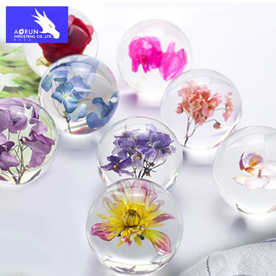 Der Crystal Clear Epoxy Resin Kit-Kunst-DIY Kleber Schmuck-Projekt-AB