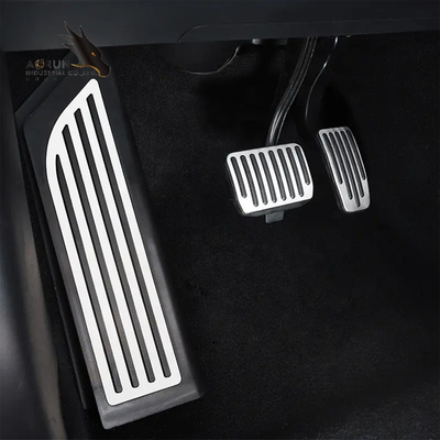 Edelstahl-Auto elt kein Bohrloch-Beschleunigungs-Pedal für Tesla Model 3 rad