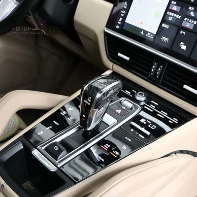 Erstklassiger Innenauto-Kohlenstoff-Faser-Gang-Griff-Auto-Schiebegriff für Porsche Cayenne Panamera 2018-2022 2017-2022