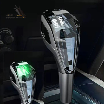 Selbstinnenzusätze Crystal Touch Luminous Pommeau De Levier De Vitesse De Voiture RGB führten Schiebeauto-Gang-Griff