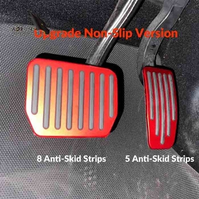 Fuß-Pedal-Auflagen stellten für Tesla Model 3 vorbildliches Y Non-Slip Performance Aluminum-Autozubehör ein