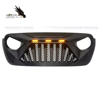 Auto-Grill für ABS Jeep Wranglers JL Haifisch-Grill 2018-2022 Front Bumper Grille Glossy Black US hat Aktien