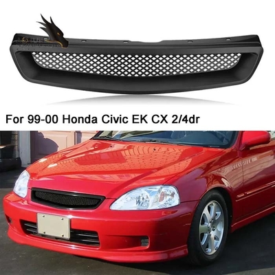 Auto Front Grill Fits For 96 97 98 99 00 01 02 03 Civ IC EK EJ ES CX JDM Art-r Art-Stoßausrüstung ABS Plastik