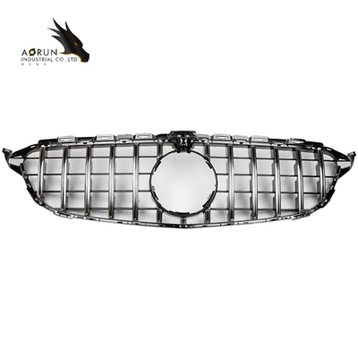 Klasse W205 Auto-Front Bumper Grille Grill Fors Mercedes Benz C Diamond Style Racing Grills 2014-2018