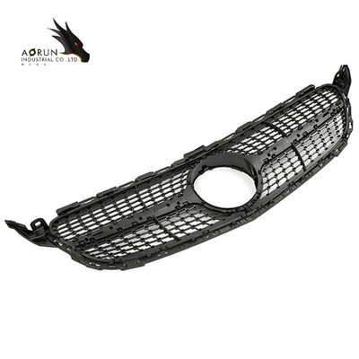 Klasse W205 Auto-Front Bumper Grille Grill Fors Mercedes Benz C Diamond Style Racing Grills 2014-2018