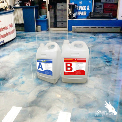 Farbboden-Farben-Epoxidharz Satin-Matte Epoxy Floor Resins 150 RAL