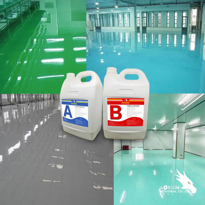 Kein Bodenbelag-Epoxidharz-freier planierender transparenter konkreter Boden der Blasen-3D